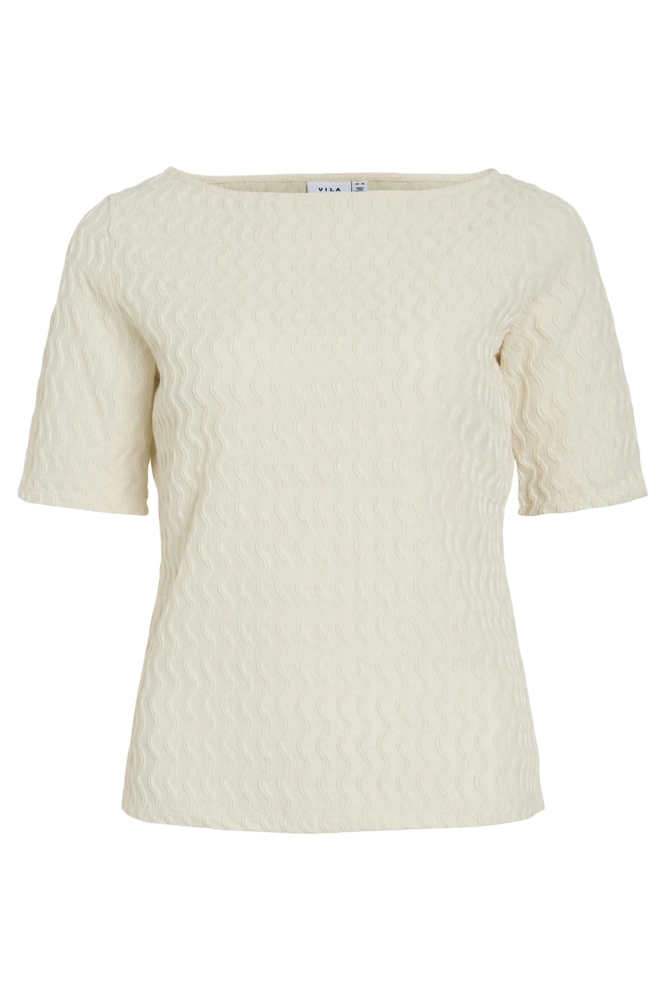 VIROMILA BOATNECK 2/4 TOP 14106782 BIRCH